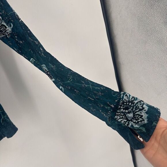 Vintage Y2K INC International Concepts Women's‎ Lace Button Front Blouse Medium - Picture 10 of 10